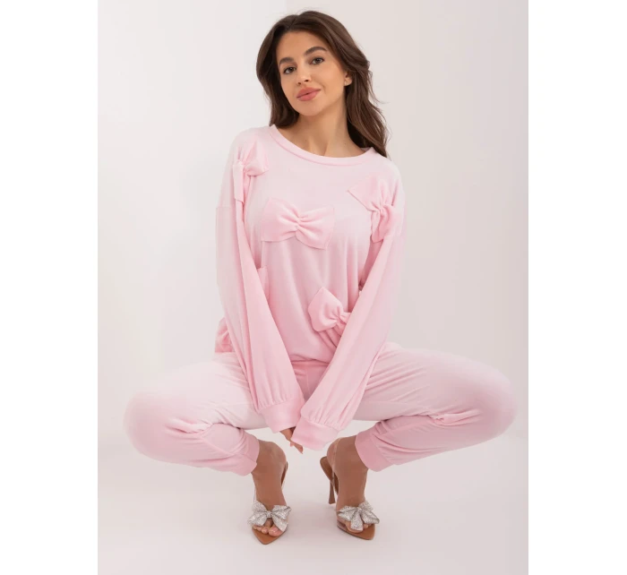 Komplet DHJ KMPL model 19639127 jasny różowy - FPrice Komplet DHJ KMPL model 19639127 jasny różowy - FPrice