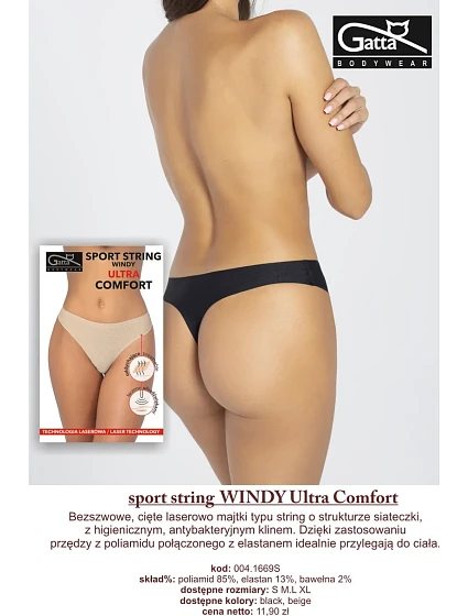 Dámské kalhotky SPORT STRING model 17033831 ULTRA COMFORT - GATTA BODYWEAR