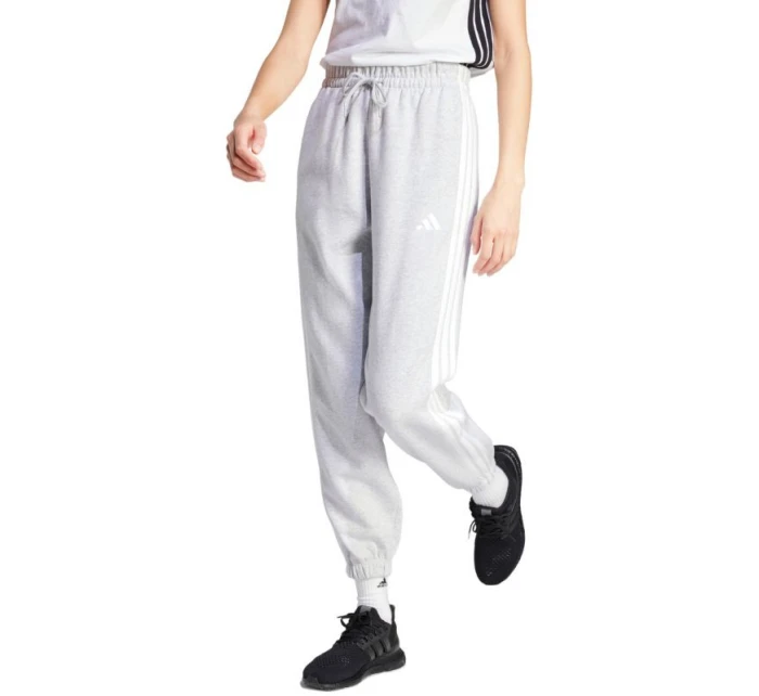 Adidas Essentials 3-Stripes Fleece nohavice voľného strihu W IN6178 ženy Adidas Essentials 3-Stripes Fleece nohavice voľného strihu W IN6178 ženy