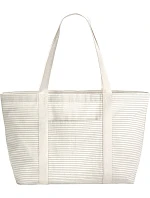 W 255 Nákupní taška pruhovaná z bio bavlny model 22432862 grey stripe - Westford Mill W 255 Nákupní taška pruhovaná z bio bavlny model 22432862 grey stripe - Westford Mill