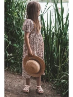 Dziecięce Plecione Wsuwane Sandały Różowe Tracy