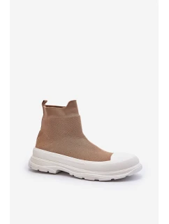 Dámské návleky na boty hnědé model 21651847 - Boto