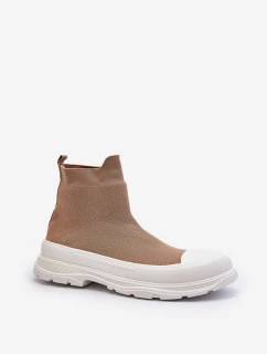 Dámské návleky na boty hnědé model 21651847 - Boto