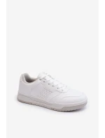 Sneakersy Męskie Z Eko Skóry Białe Radikalle Sneakersy Męskie Z Eko Skóry Białe Radikalle