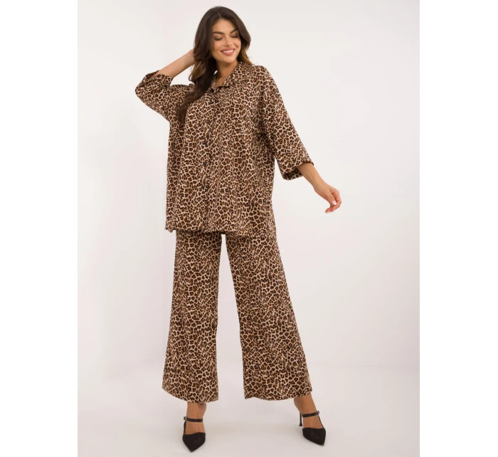 Komplet DHJ KMPL  czarno beżowy model 20493494 - FPrice