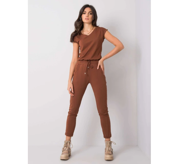 Tepláky RV DR 3589.07X tmavo hnedá Tepláky RV DR 3589.07X tmavo hnedá