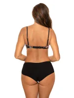 Dámske dvojdielne plavky Lila M-704 (4) čierna-potlač - Marko