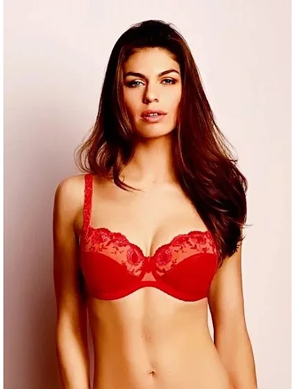 Dámská podprsenka Provence model 21055759 Červená Conturelle - Felina