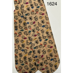 Dámske ponožky s potlačou 1624