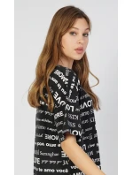 Dámska nočná košeľa s krátkym rukávom Amore