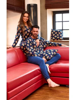 Cornette pyžamo 457/293 Teddy 6 dĺžka/r Vianoce S-2XL pánske