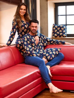 pyžamo model 21413604 Teddy 6 délka/r Vánoce S2XL pánské - Cornette