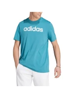 Tričko adidas Essentials Single Jersey Linear s vyšitým logom M IJ8655