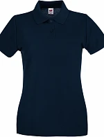 Fruit of the Loom Lady-Fit Premium Polo Dámske piqué polo 16.3030 tmavomodrá