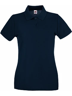 Fruit of the Loom Lady-Fit Premium Polo Dámske piqué polo 16.3030 tmavomodrá