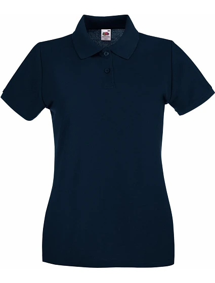 Fruit of the Loom Lady-Fit Premium Polo Dámske piqué polo 16.3030 tmavomodrá Fruit of the Loom Lady-Fit Premium Polo Dámske piqué polo 16.3030 tmavomodrá
