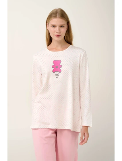 Vamp - Dámske bavlnené pyžamo s potlačou 21932 - Vamp