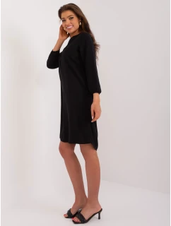 Šaty D73761M30427A čierne