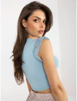 Bluzka NM BZ model 18543392 jasny niebieski - FPrice Bluzka NM BZ model 18543392 jasny niebieski - FPrice