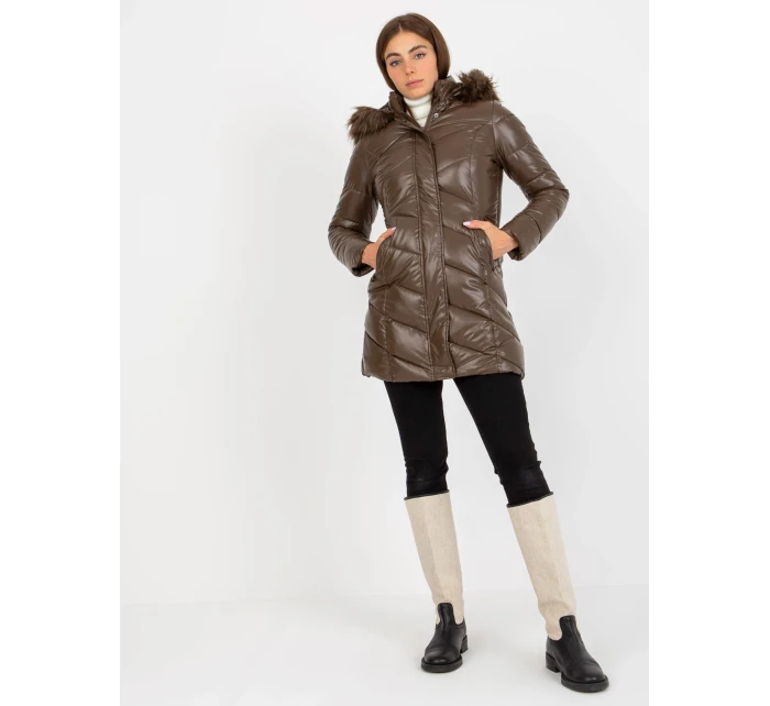Dámská bunda NM KR H  tmavě hnědá model 17764050 - FPrice