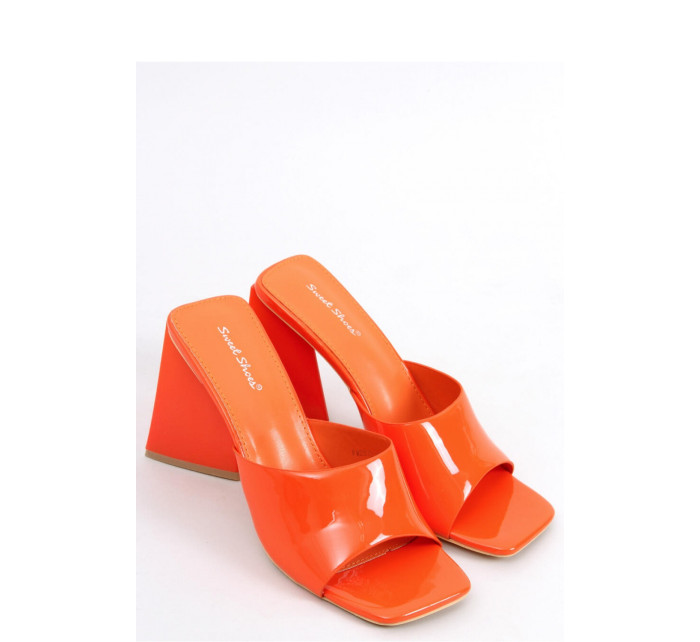Dámské pantofle / na podpatku Oranžová  model 18837909 - SWEET SHOES