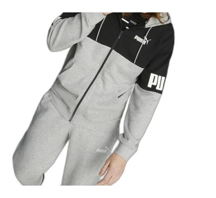 Pánská mikina model 21427061 04 Šedá s černou - Puma