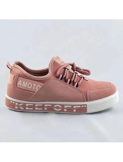 Růžové dámské nazouvací tenisky model 17112610 - COLIRES