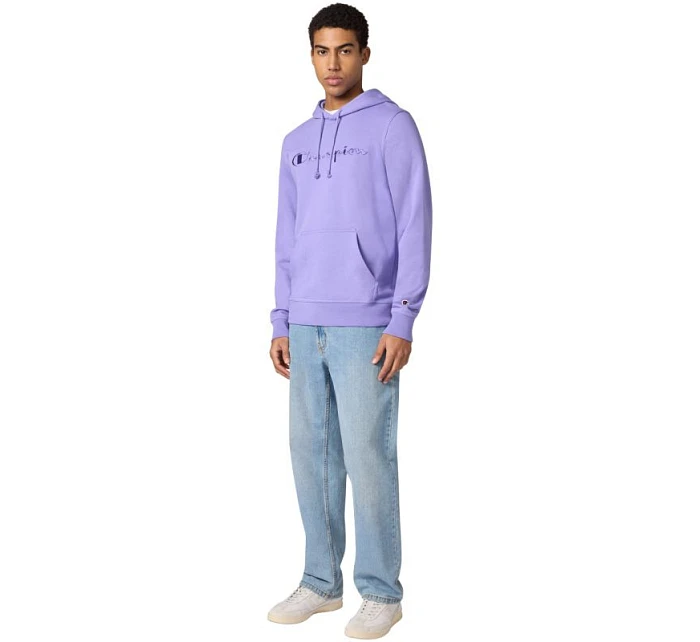 Pánská mikina s kapucí fialová  pánské model 22119649 - CHAMPION