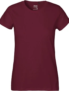 O Dámské tričko z těžké bio bavlny bordeaux model 22505489 - Neutral