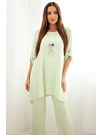 Komplet halenka + kalhoty s přívěskem model 22159087 - K-Fashion