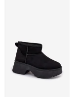 Dámské Nízké Sněhule Na S S Kožíškem Černé model 21706754 - Boto Dámské Nízké Sněhule Na S S Kožíškem Černé model 21706754 - Boto