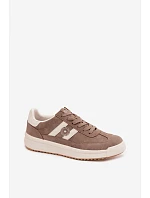 Dámské Sportovní Boty Sneakers Big Star model 22185479 Tmavá béžová - Big Star Shoes