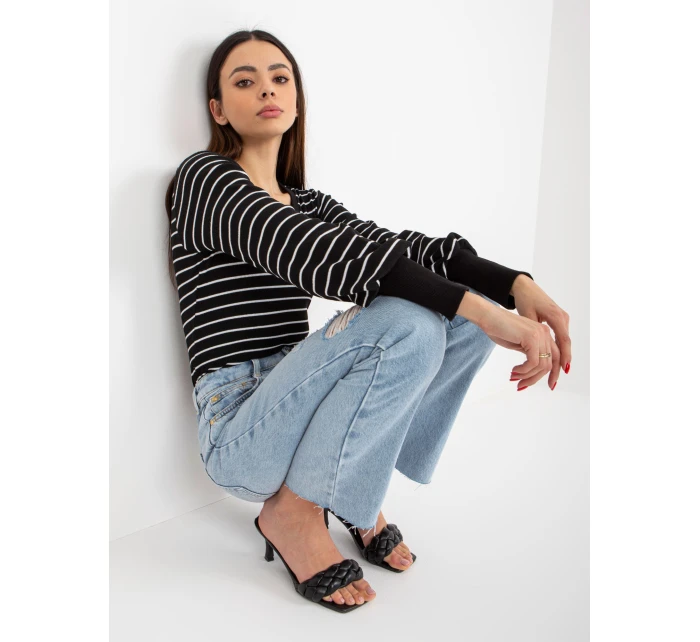 Blúzka RV BZ 8613.15X čierna a biela Blúzka RV BZ 8613.15X čierna a biela