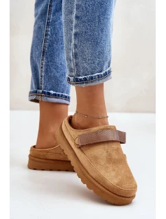 Dámske papuče YY-12 Camel - Krok vo veľkom štýle
