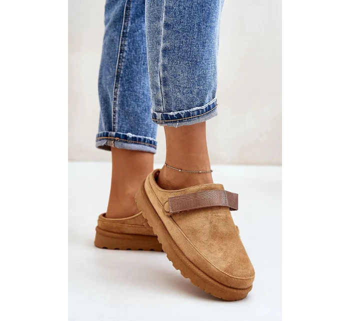 Dámske papuče YY-12 Camel - Krok vo veľkom štýle
