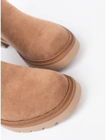 Stylové model 21290937 kotníčkové boty dámské na plochém podpatku