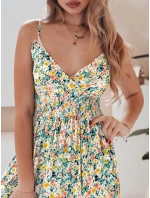 maxi šaty se a květy model 21990244 - Dstreet