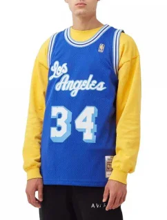 Mitchell & Ness NBA Swingman Los Angeles Lakers Shaquille O'Neal dres M SMJYAC18013-LALROYA96SON pánske