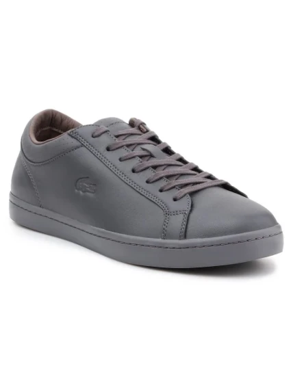 Pánske topánky Straightset 4 Srm Gry Leather M 30SRM4015 - Lacoste