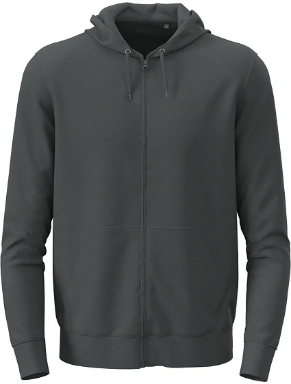 Stedman Classic Zip Hoodie Mikina s kapucňou „Classic“ 05.4500 šedá bridlica