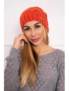 Čiapka s fleecom Justyna K253 červená