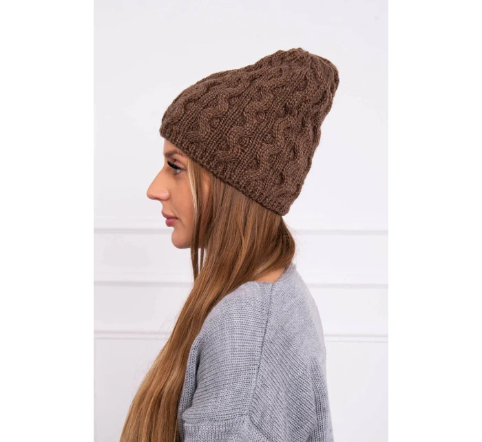 Fleecová čiapka Teresa K285 mocca Fleecová čiapka Teresa K285 mocca