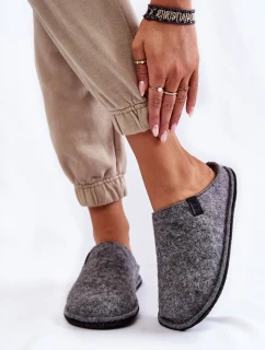 Klasické dámské pantofle Big Star model 21601009 Šedé - Big Star Shoes