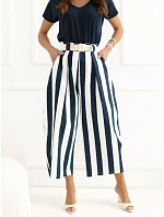 Spodnie IT SP model 22133171 biało granatowy - FPrice