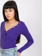 Halenka RV BZ model 17049939 tmavě fialová - FPrice Halenka RV BZ model 17049939 tmavě fialová - FPrice