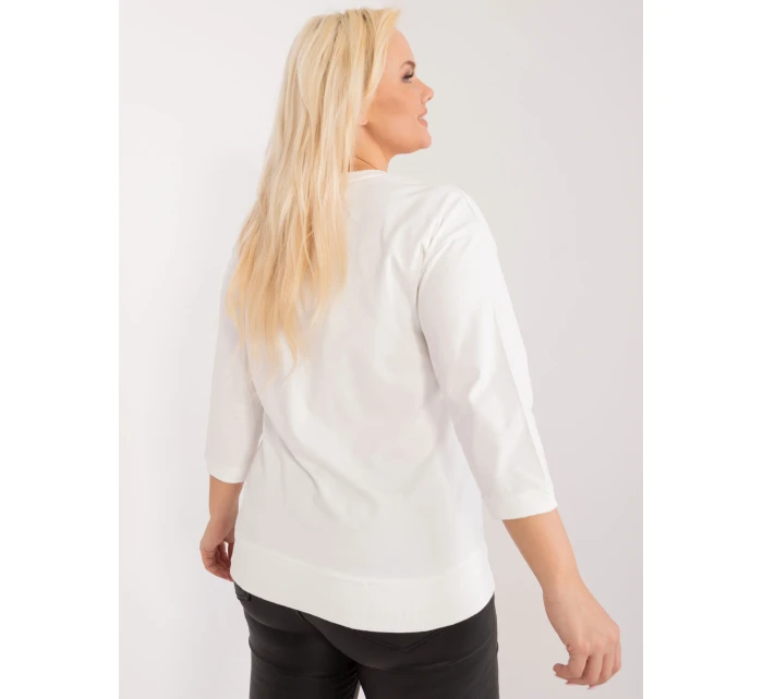 Bluzka RV BZ model 19658658 ecru - FPrice Bluzka RV BZ model 19658658 ecru - FPrice
