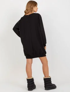 Mikina VI BL 3212.15X čierna a ružová