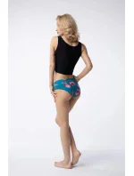 Dámske nohavičky Simple Classic Wild Rose Petrol Patterned - Julimex