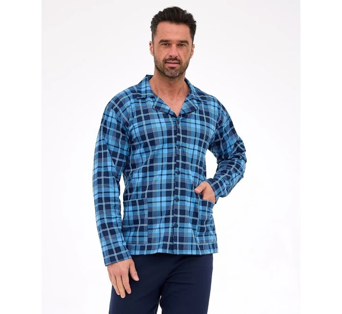 Cornette pyžamo 114/82 long/r M-2XL pánske pyžamo na zips Cornette pyžamo 114/82 long/r M-2XL pánske pyžamo na zips