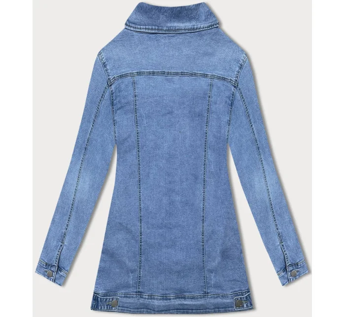 Svetlomodrá dlhá džínsová bunda (GD8750-LK)